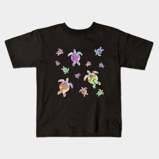RAINBOW Turtles Kids T-Shirt